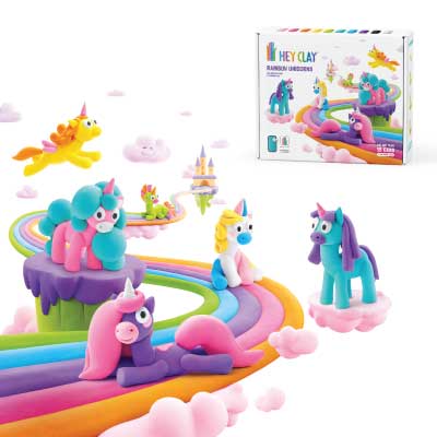 Hey Clay Rainbow Unicorn