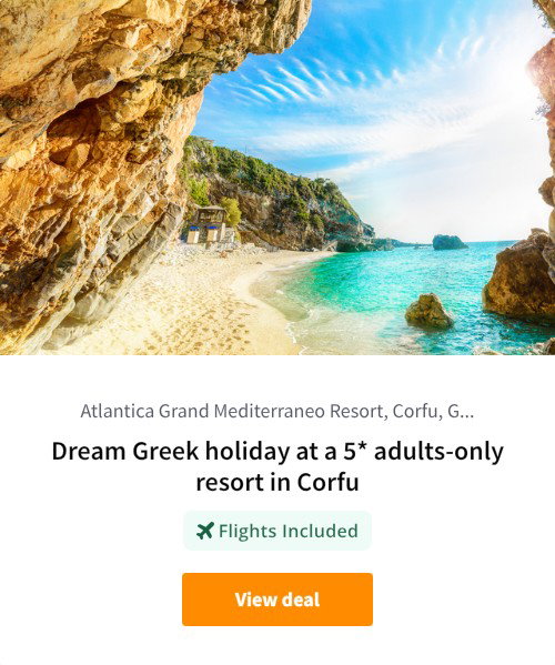Dream Greek holiday at a 5* adults-only resort in Corfu