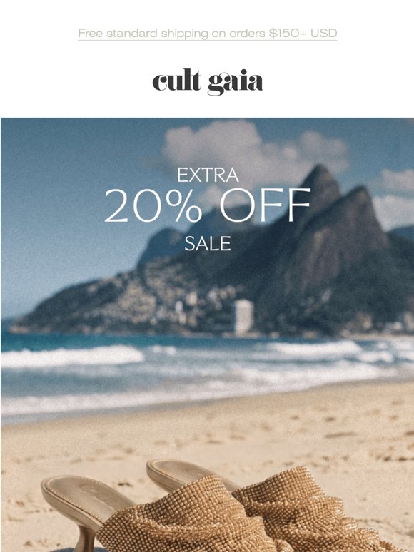 EXTRA 20% OFF SALE STARTS NOW