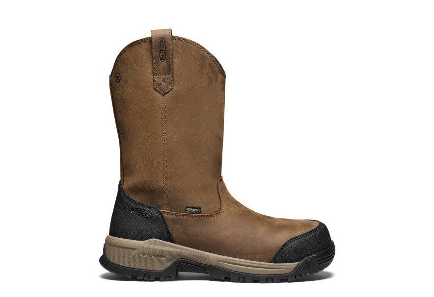 Men's Evanston Pull-On Waterproof Boot (Carbon Toe)