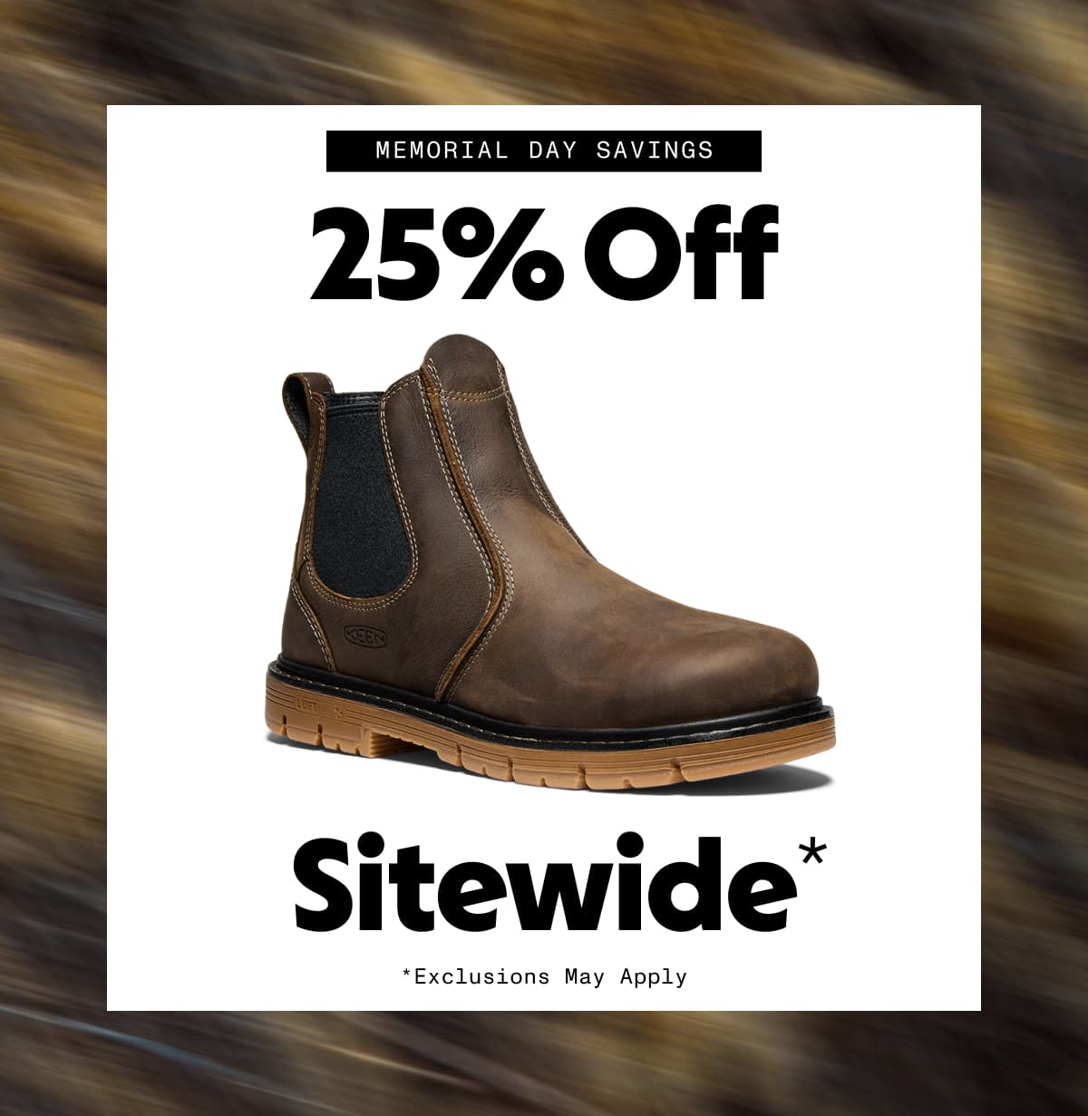 25% Off Sitewide