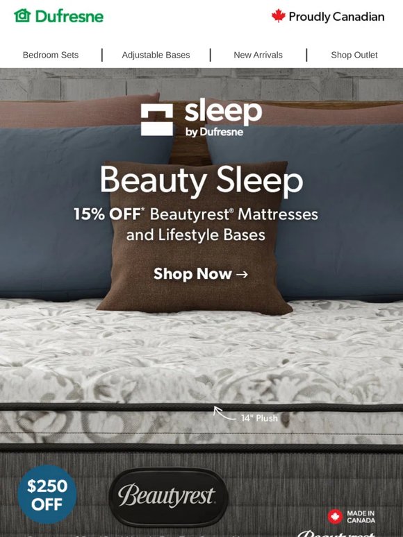 Get Your Beauty Rest 💤 Mattresses + Adjustable Bases on SALE!