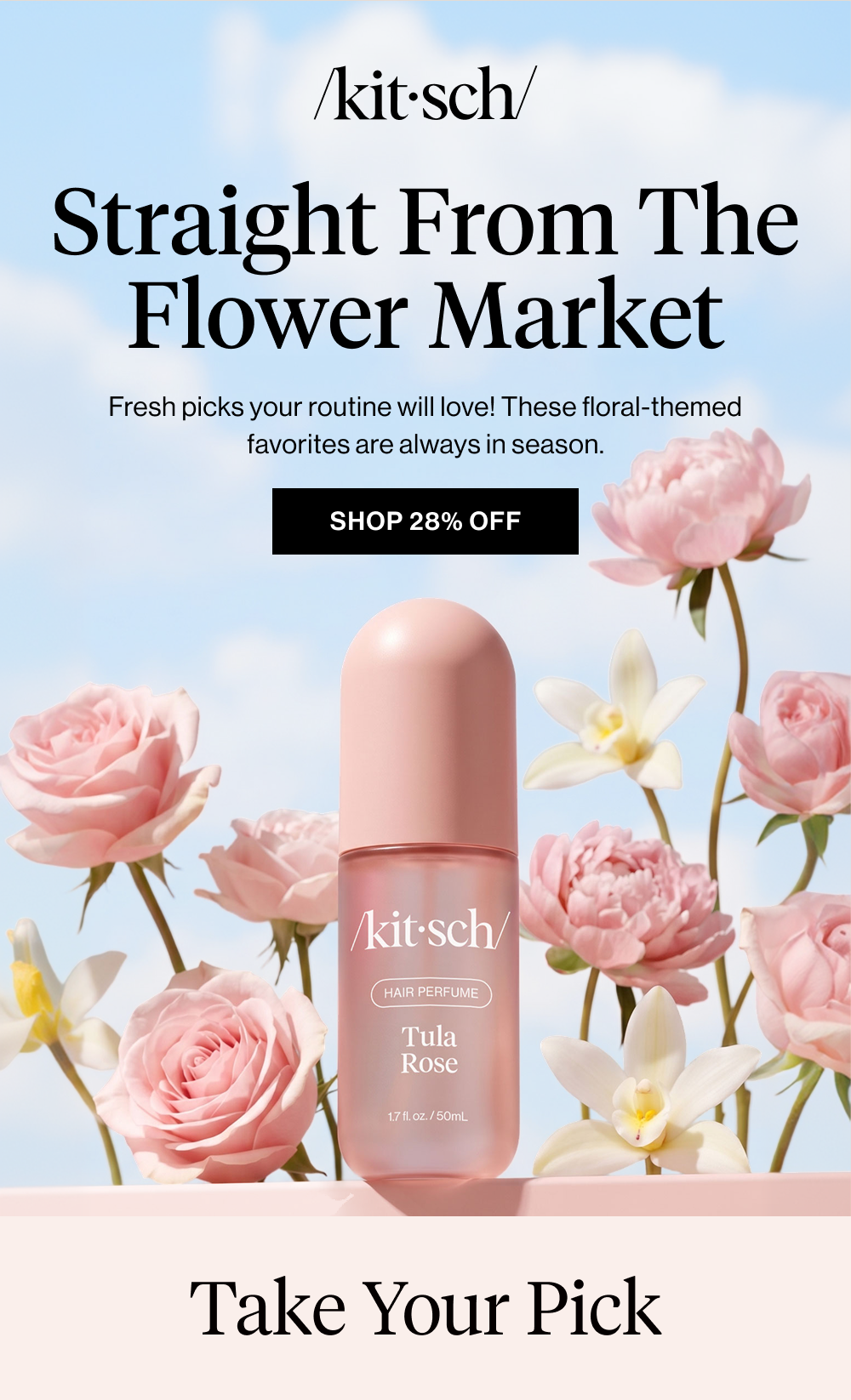 Straight from the Flower Market. Fresh picks your routine will love! These floral-themed favorites are always in season.