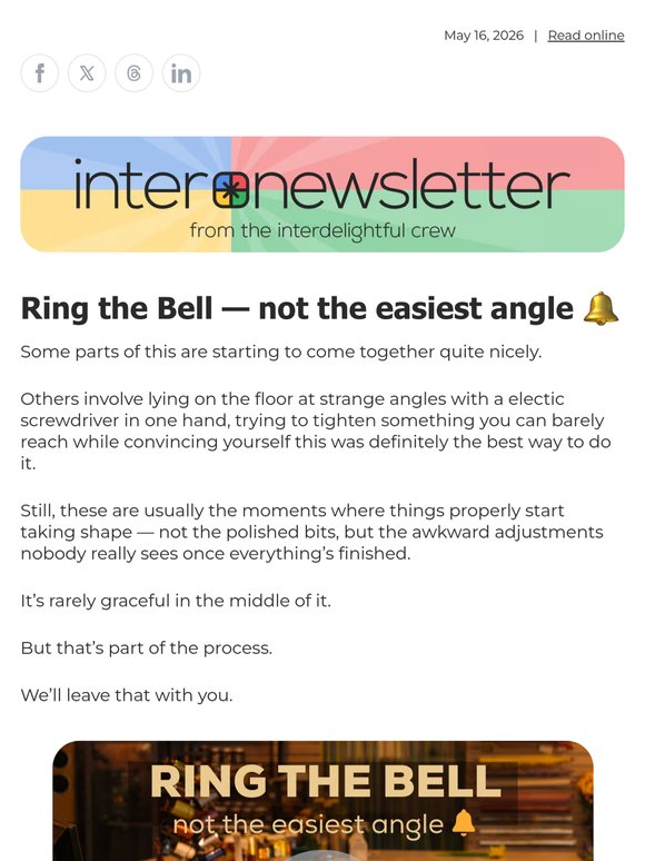 Ring the Bell — not the easiest angle 🔔