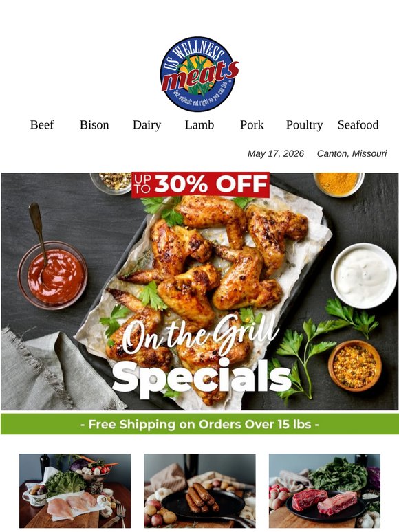 Save BIG on Wings & Pet Food - Elevate Your Memorial Day Grilling - Boost Brain Power