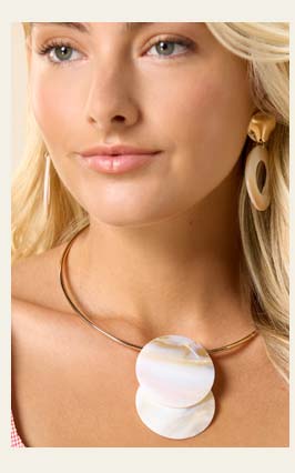 Shop Shell Pendant  Cuff Necklace