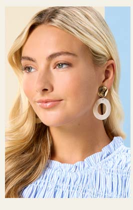 Shop Clip On Lucite Circle Earrings