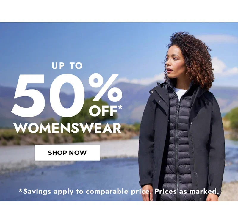 Up to 50% Off Womenswear