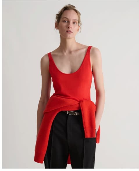 Vest in Poppy