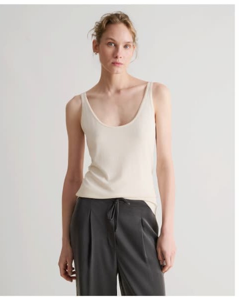 Vest in Buttermilk