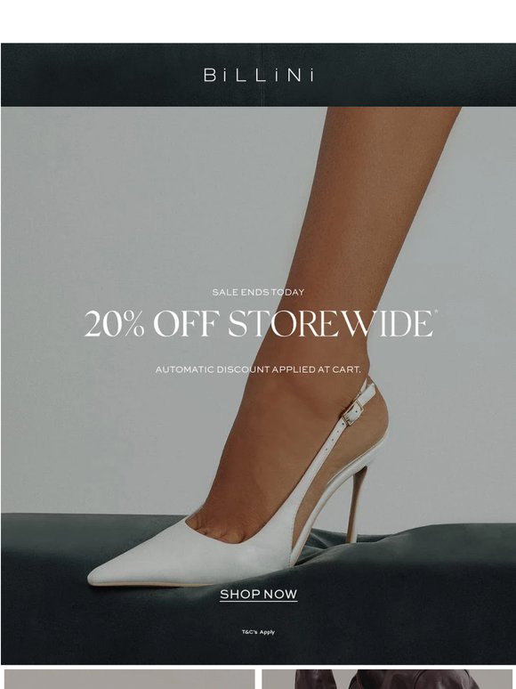 SALE Ends Today
