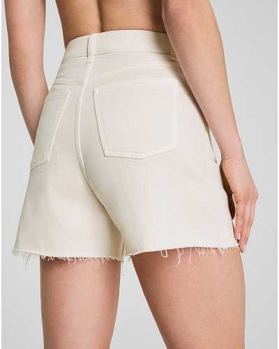 Raw Hem Authentic Denim Shorts