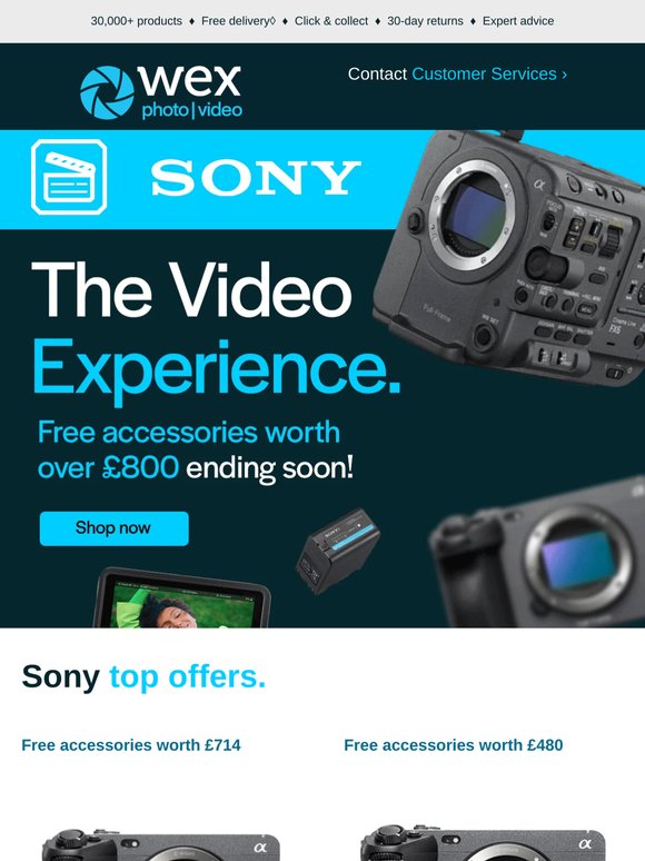Amazing Sony video deals ending soon....