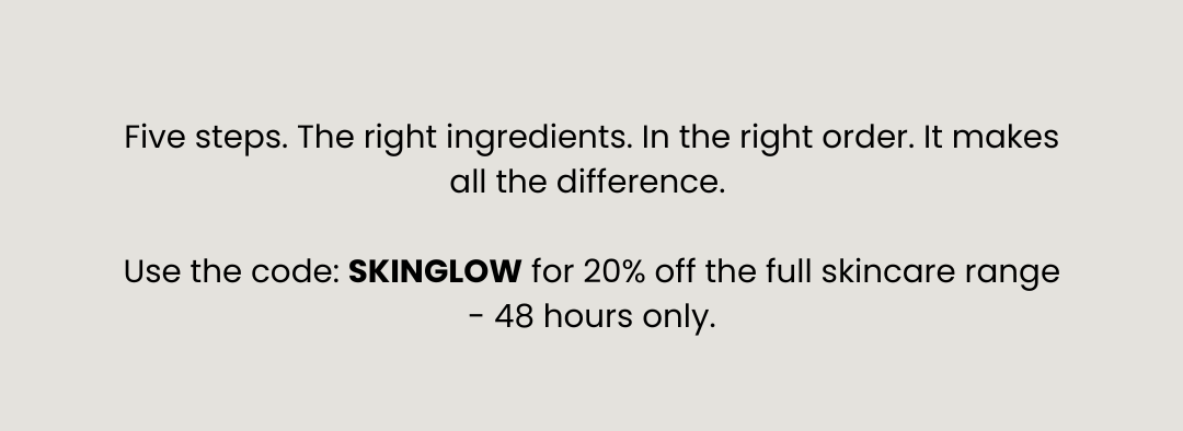 Five steps. The right ingredients. The right order.