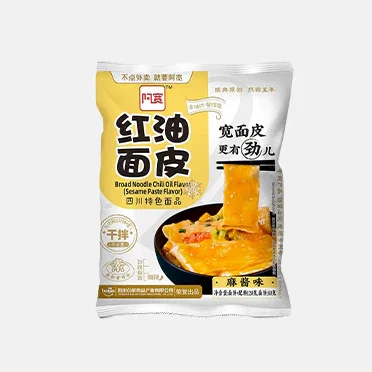 Image of Baijia A-Kuan Sichuan Breite Nudel - Sesampaste Geschmack 115g