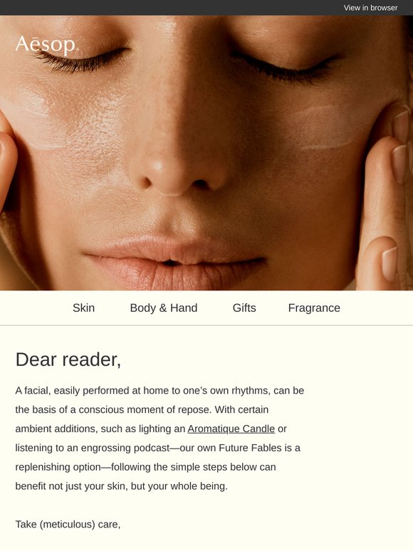 A simple guide to a satisfying at-home facial