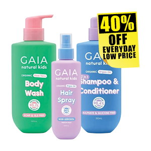 40% off EDLP GAIA Kids range