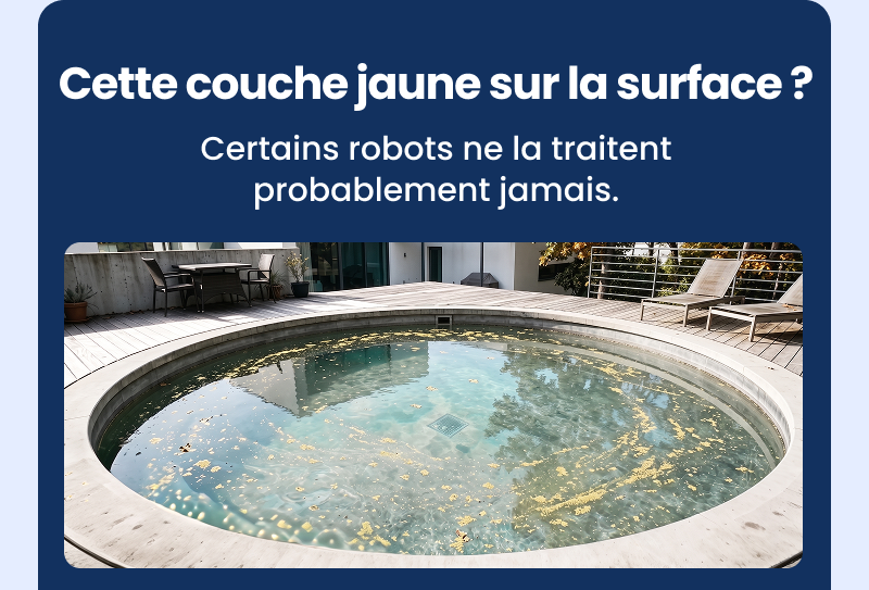 Cette couche jaune sur la surface?