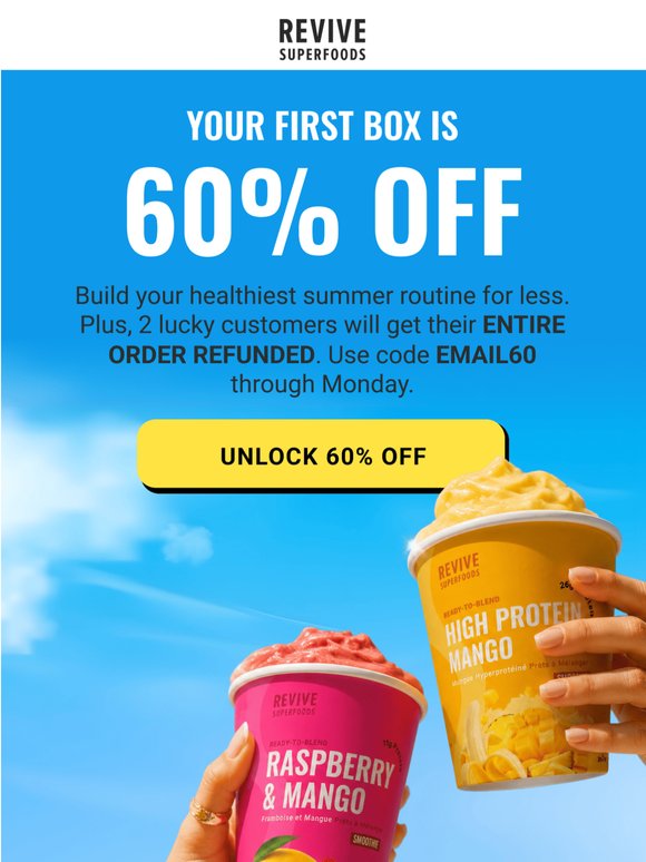 You could get your order FREE 😱