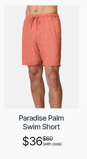men's paradise palm swim short