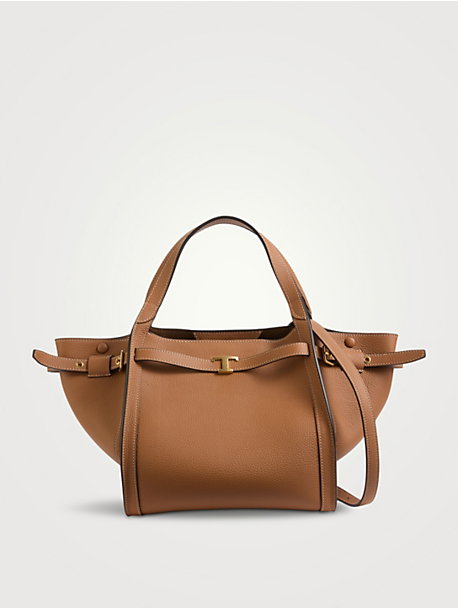 Small Leather Shopping Bag