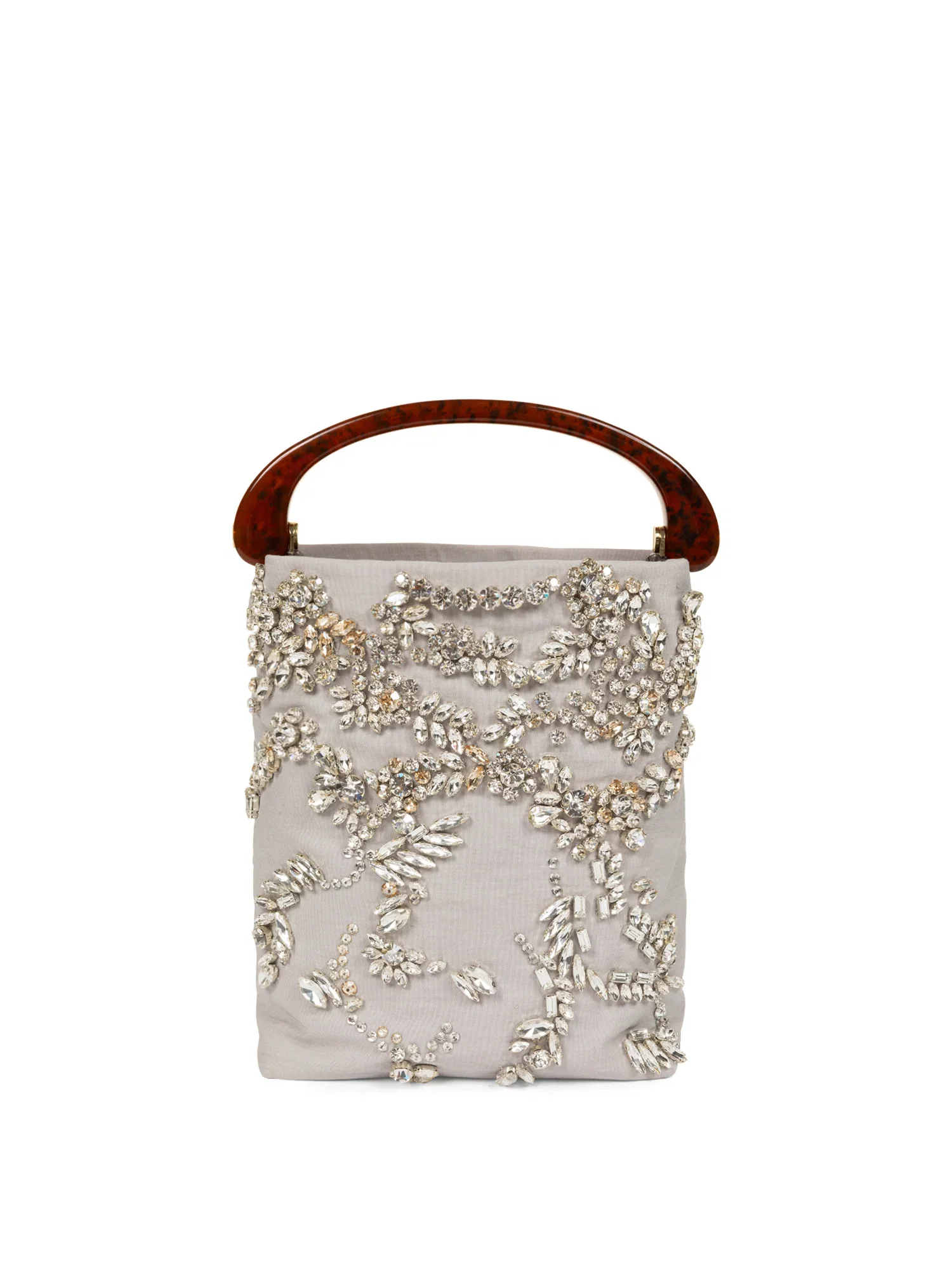 Image of Crisp Embellished Top Handle Bag
