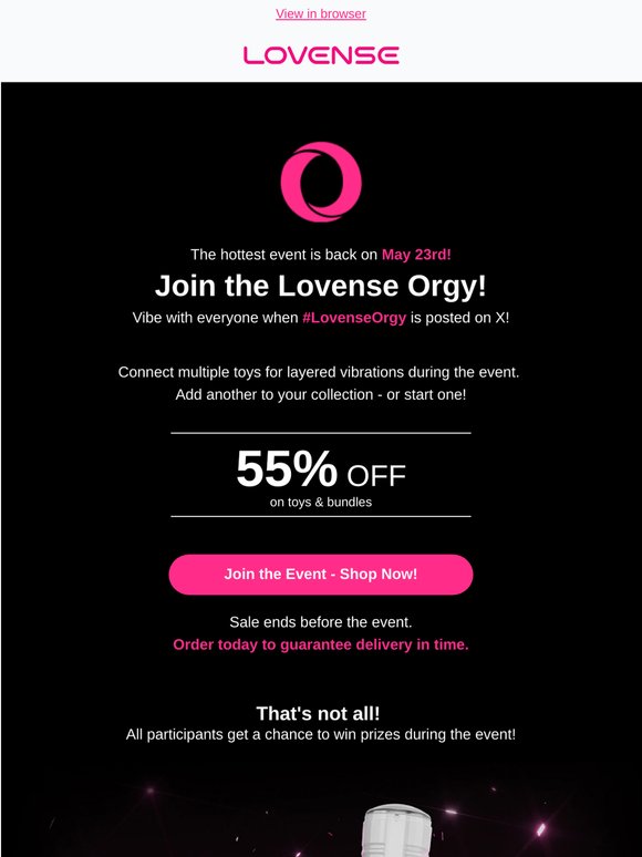 🥵 You're invited to the year's hottest event!