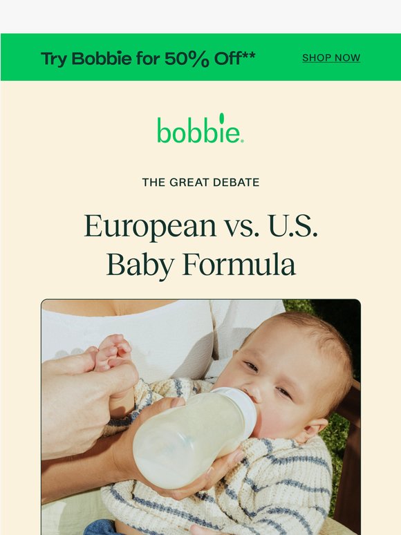 European vs. U.S. baby formula 🇪🇺 🇺🇸