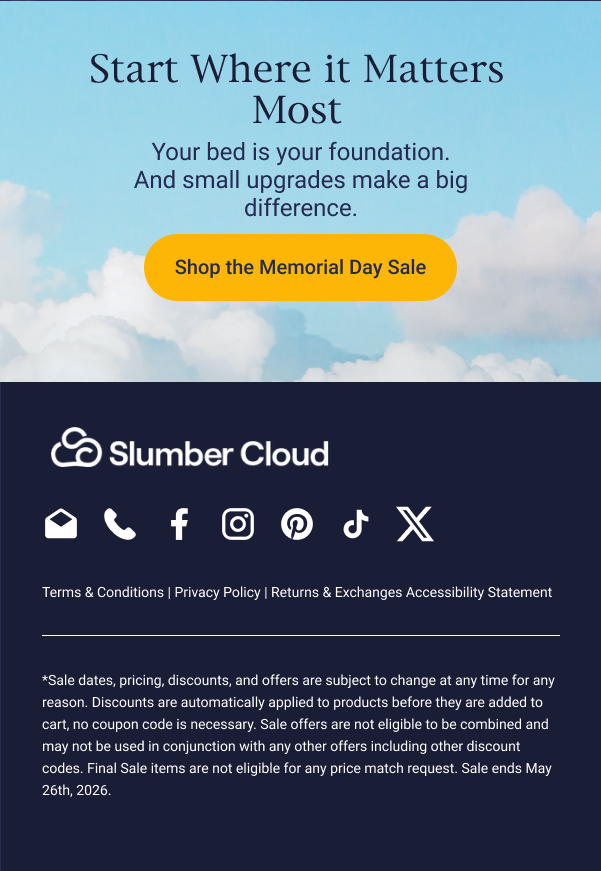 Memorial Day Sale