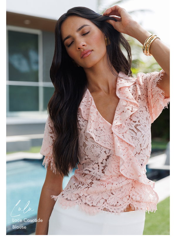 Lulu Lace Cascade Blouse >> Shop Now