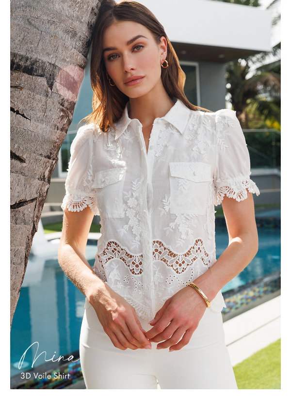 Mina 3D Voile Shirt >> Shop Now