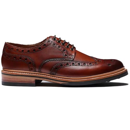 Grenson Archie Handpainted Shoes - Tan