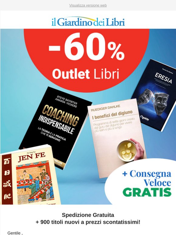 Spedizione GRATIS + incredibile SCONTO del 60% su 900 libri. C'è il tuo?