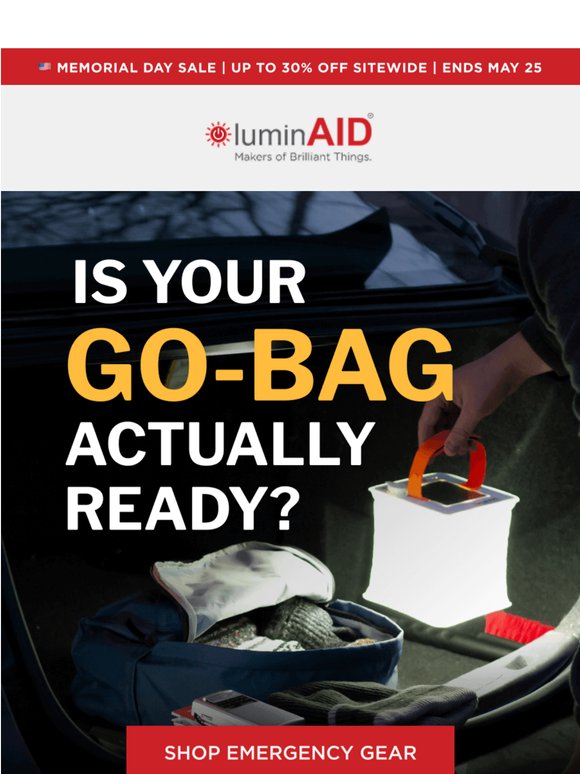 Essentials for your go-bag 🎒