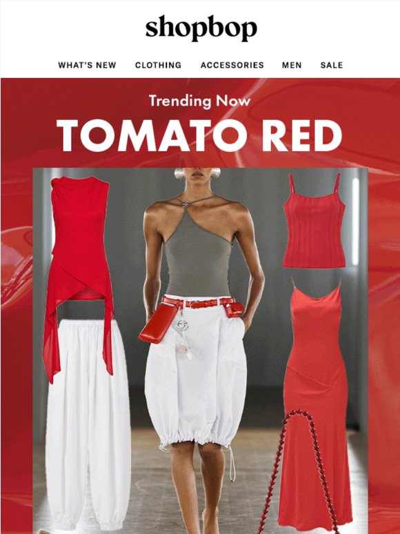 Red, but make it tomato 🍅
