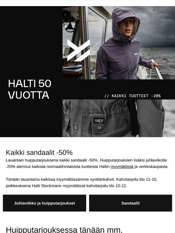 Kaikki sandaalit -50%