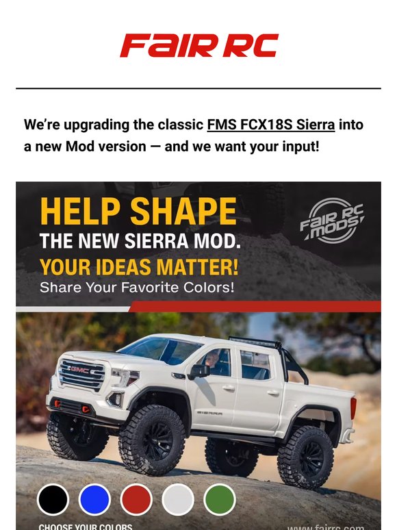 Help Shape the New Sierra Mod!