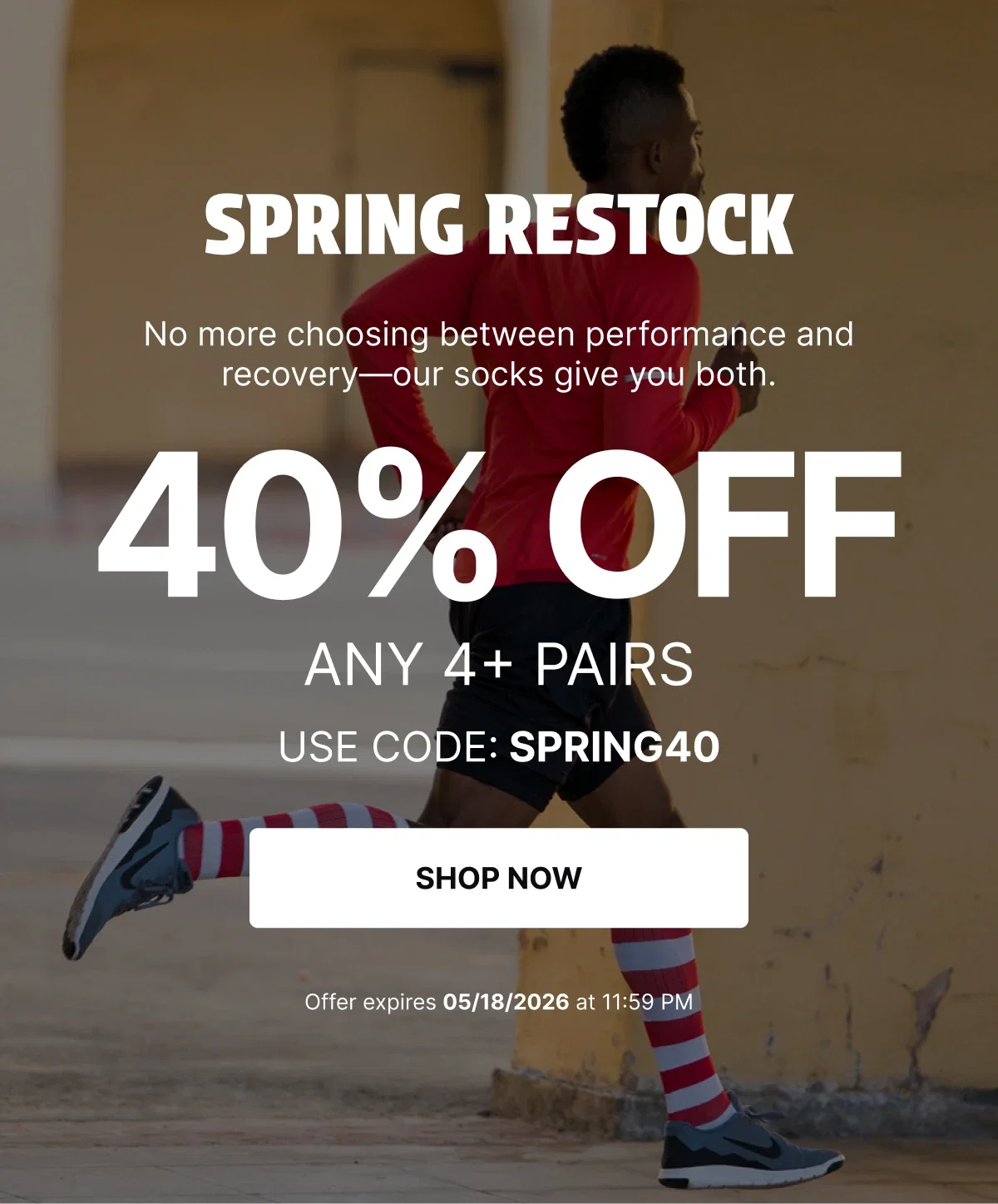 Spring Restock | 40% OFF Any 3+ Pairs* | Use Code: SPRING40