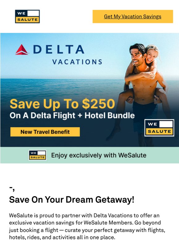 New Travel Benefit: The best way to earn Delta Medallion® Status is now at WeSalute