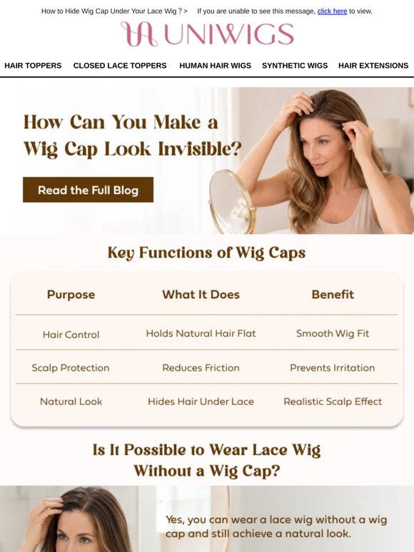 Tips to Hide Wig Cap Under Your Lace Wig
