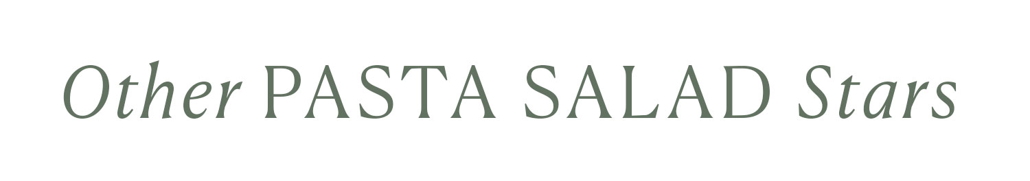 pasta salad spices