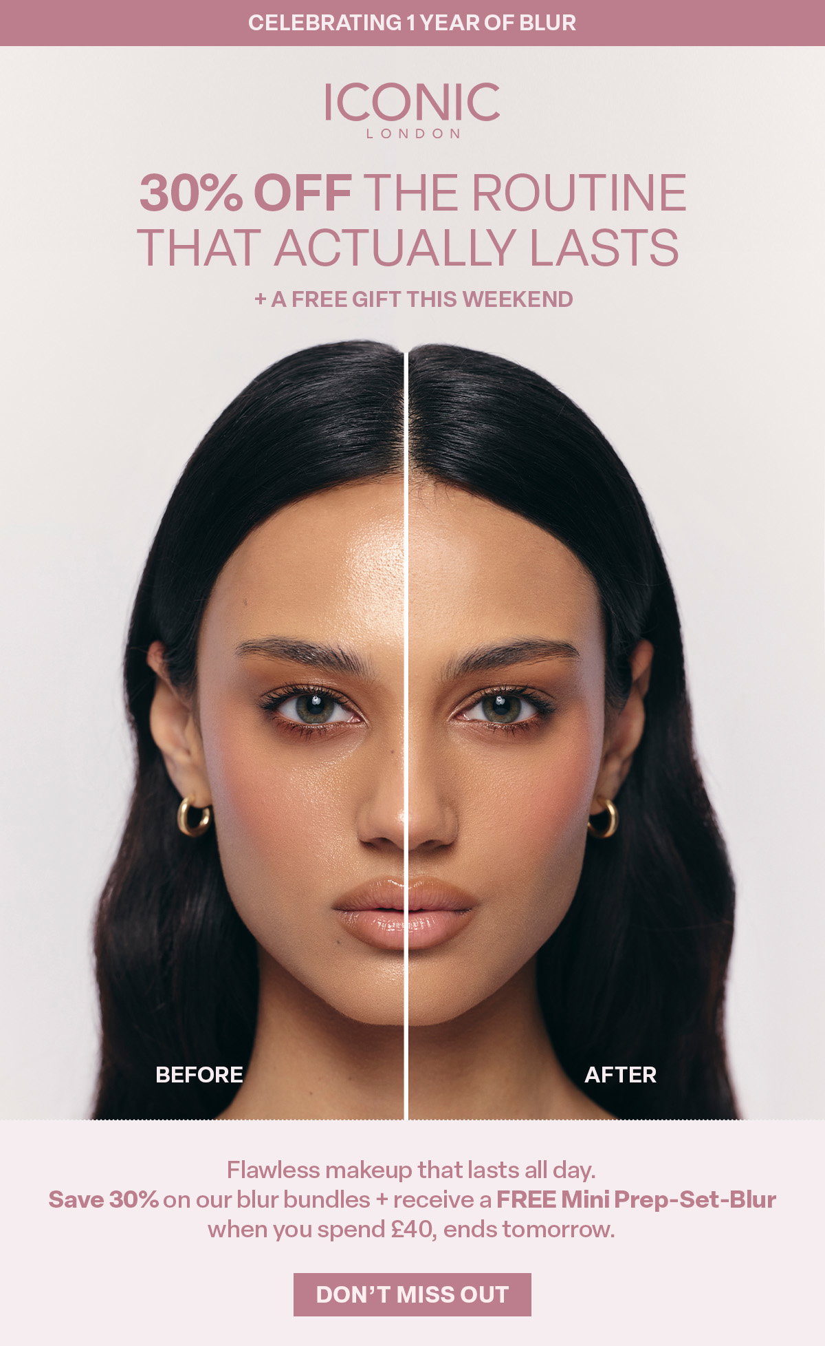 CELEBRATING 1 YEAR OF BLUR - 30% OFF YOUR BLURRED SKIN ROUTINE