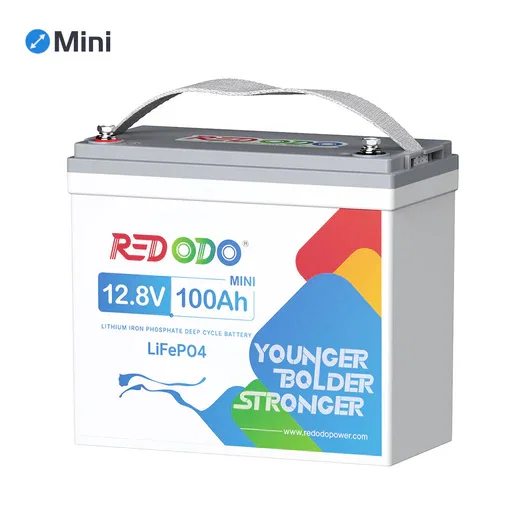 Redodo 12V 100Ah Mini Lithium LiFePO4 Battery | Smallest 12V Battery | For RV, Trolling Motor, Solar