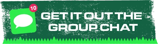 Get it out the groupchat sticker