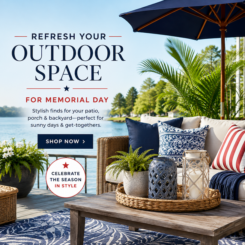 Refresh Your Outdoor Space at Steinmart.com