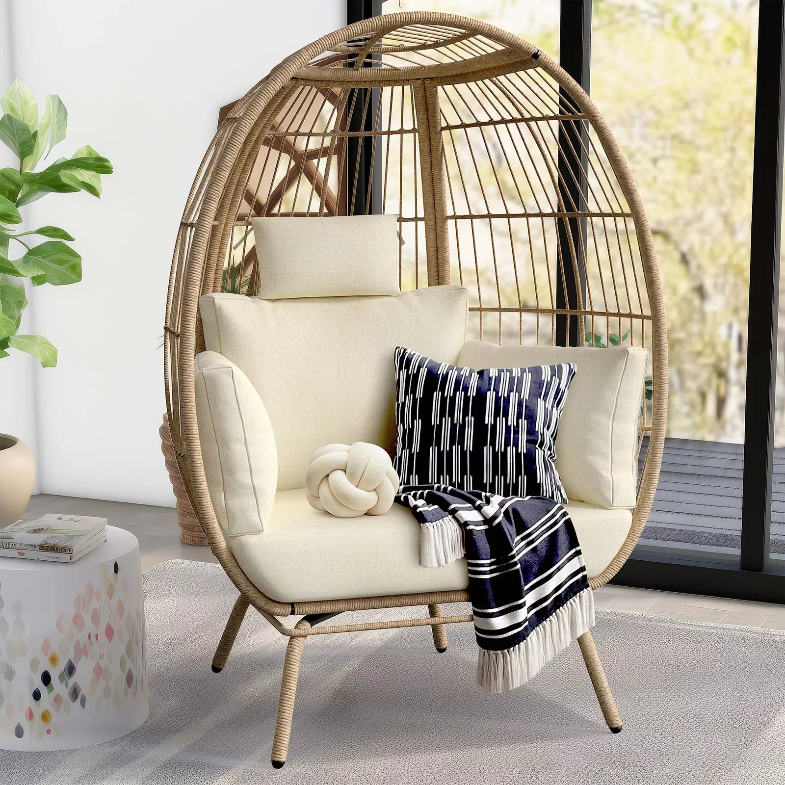 Image of Reeves Outdoor Patio Egg Chair