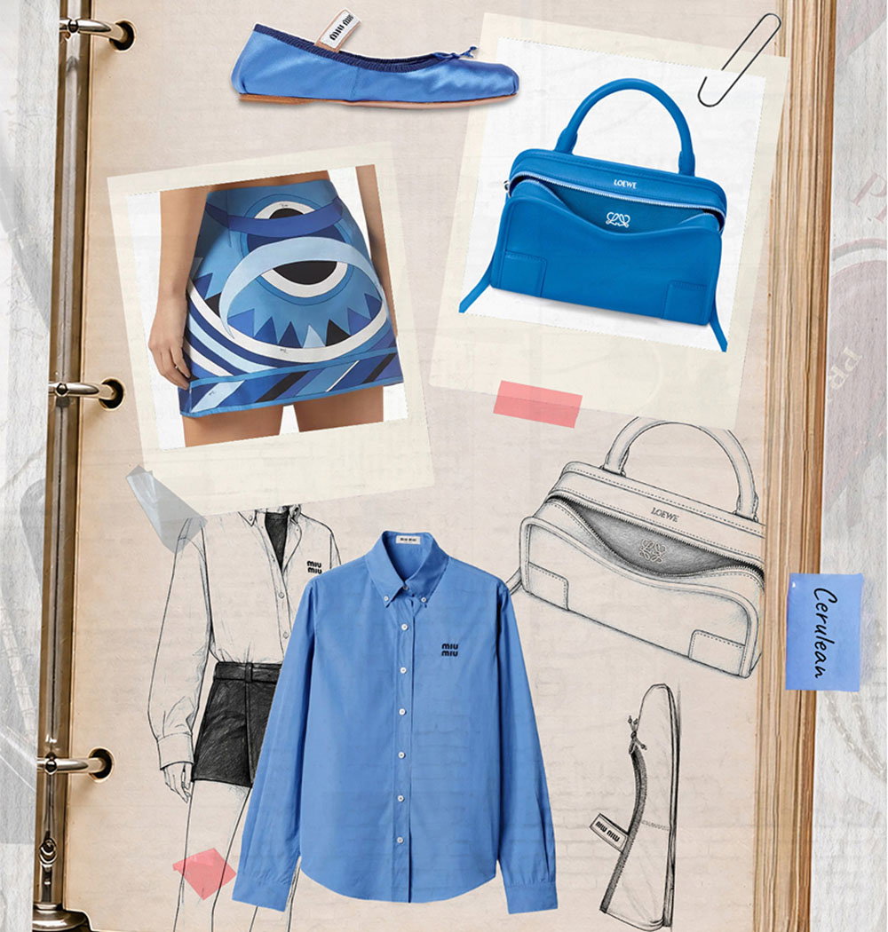 A spectrum from deep tones to cerulean, blue returns with impact in a complete edit of styles designed to define the season.