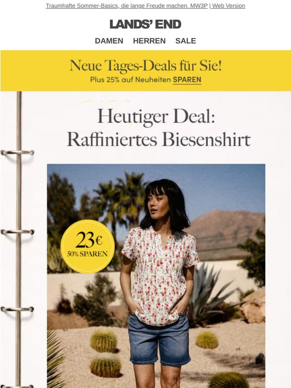 –50% beim Tages-Deal: Blumenshirt für bezaubernde Alltags-Looks