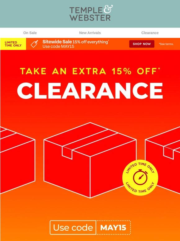 Double down on clearance