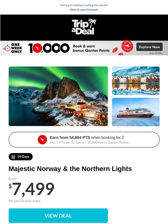 🌏 Tick off your bucket list from $2999 with flights